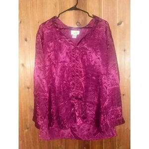 Vintage Victoria’s Secret Gold Label Women’s Long Sleeved Blouse Size Medium